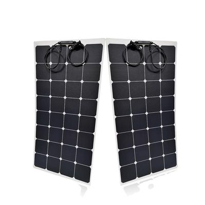 Хорошая цена. 12В солнечные гибкие панели 110W изгибаемые монокристаллические полугибкие солнечные панели для лодок онлайн