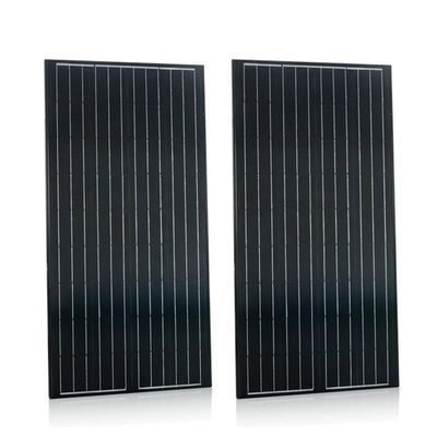 Хорошая цена. Моно фотоэлектрическая стеклянная солнечная панель 150w 160w 180w 12v поликристаллическая солнечная панель онлайн