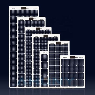 Хорошая цена. Полутвердые моноходные солнечные панели PET ETFE Солнечные фотоэлектрические панели для морского кемпинга онлайн