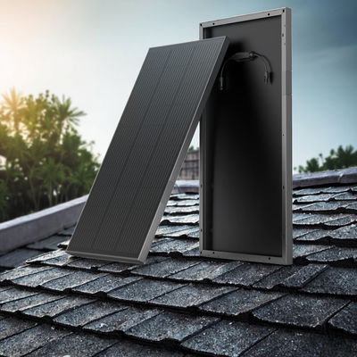 Хорошая цена. Монокристаллическая солнечная панель мощностью 100 Вт полный черный для катера Rimorchi Camper Marine онлайн