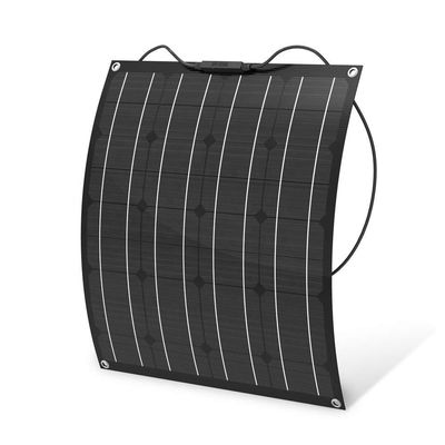 Хорошая цена. Черное волокно ETFE поверхность 50w гибкая солнечная панель для яхт RV кемпинга путешествия вне дороги онлайн