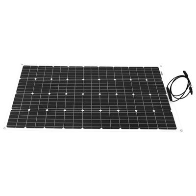 Хорошая цена. Полугибкий 110W 12V моно солнечный панель зарядное устройство Off Grid Монокристаллический сгибаемый онлайн