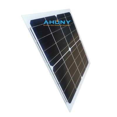 Совместимая с ЕС 5W 10w 20w 30w безрамочная стеклянная солнечная панель с монокристаллическим для камер видеонаблюдения