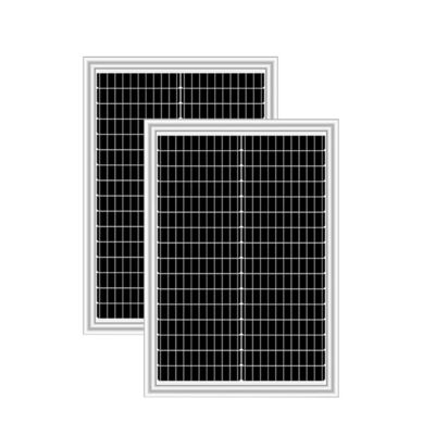 Сильный стеклянный солнечный панель 50w Стандарт испытаний 1000W/m2 Моно солнечный элемент класса A
