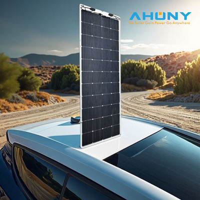 Хорошая цена. 150W HJT Прогулочная солнечная панель. Сверхпрочная полугибкая панель для крыш RV, кемпинга, улицы. Прочная и долговечная онлайн