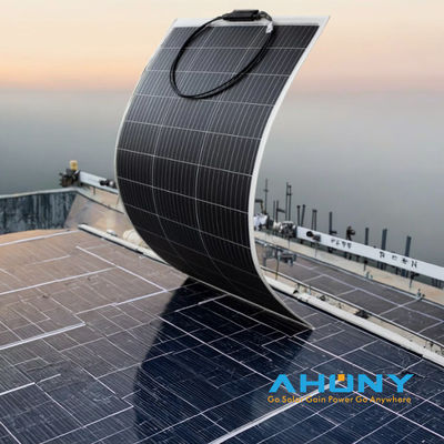 Хорошая цена. AHONY 300W Моно полугибкая солнечная панель водонепроницаемая фотоэлектрическая HCF ячейка для RV дом для лагеря крыша Гольф-кошалка Другие наружные применения онлайн